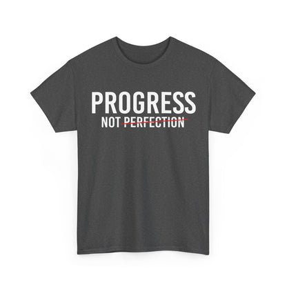 Progress Not Perfection Unisex Heavy Cotton Tee