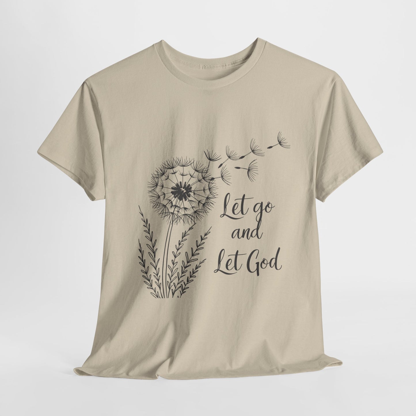 Dandelion Dreams: Let Go and Let God AA T-Shirt