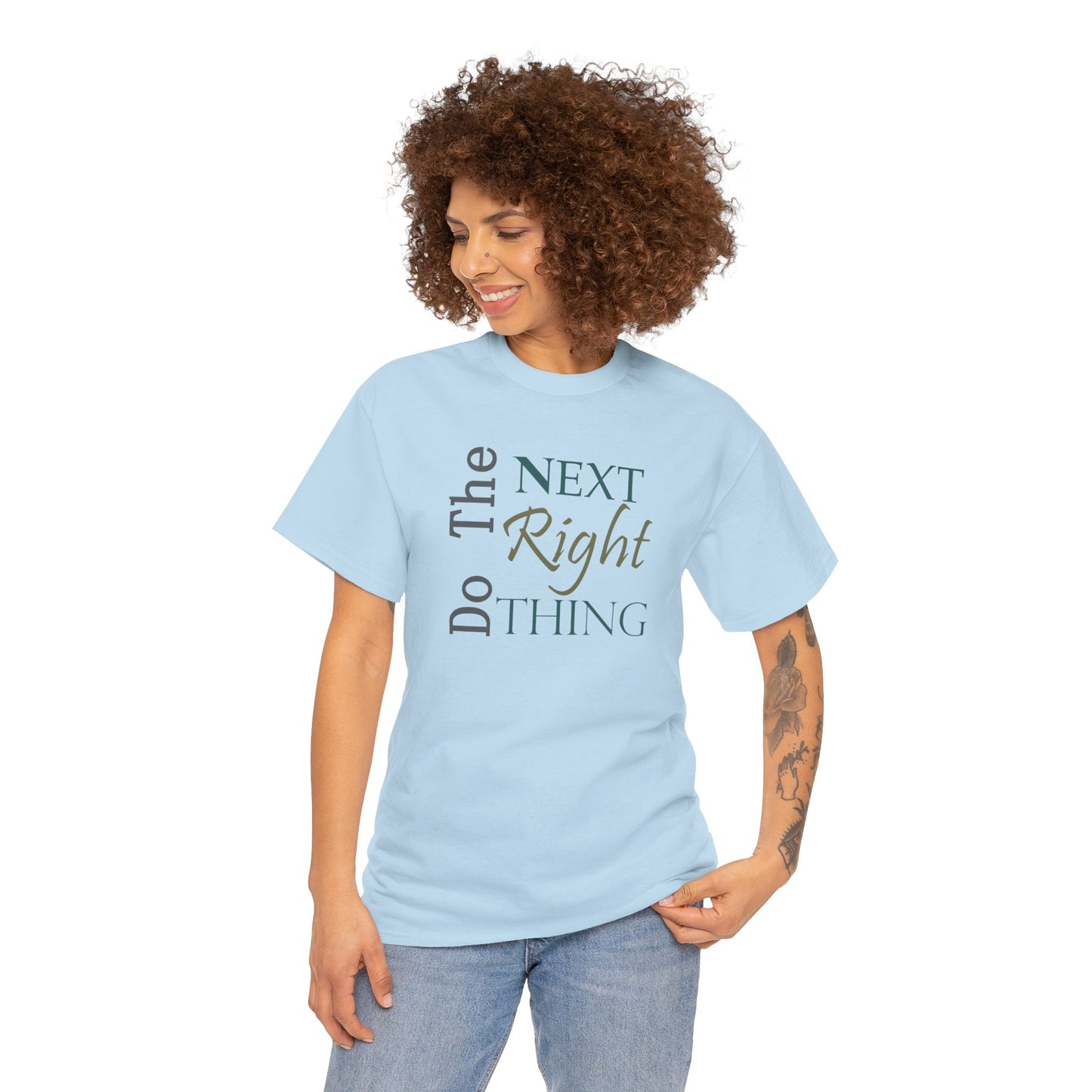 Do the NEXT Right Thing Unisex Heavy Cotton Tee