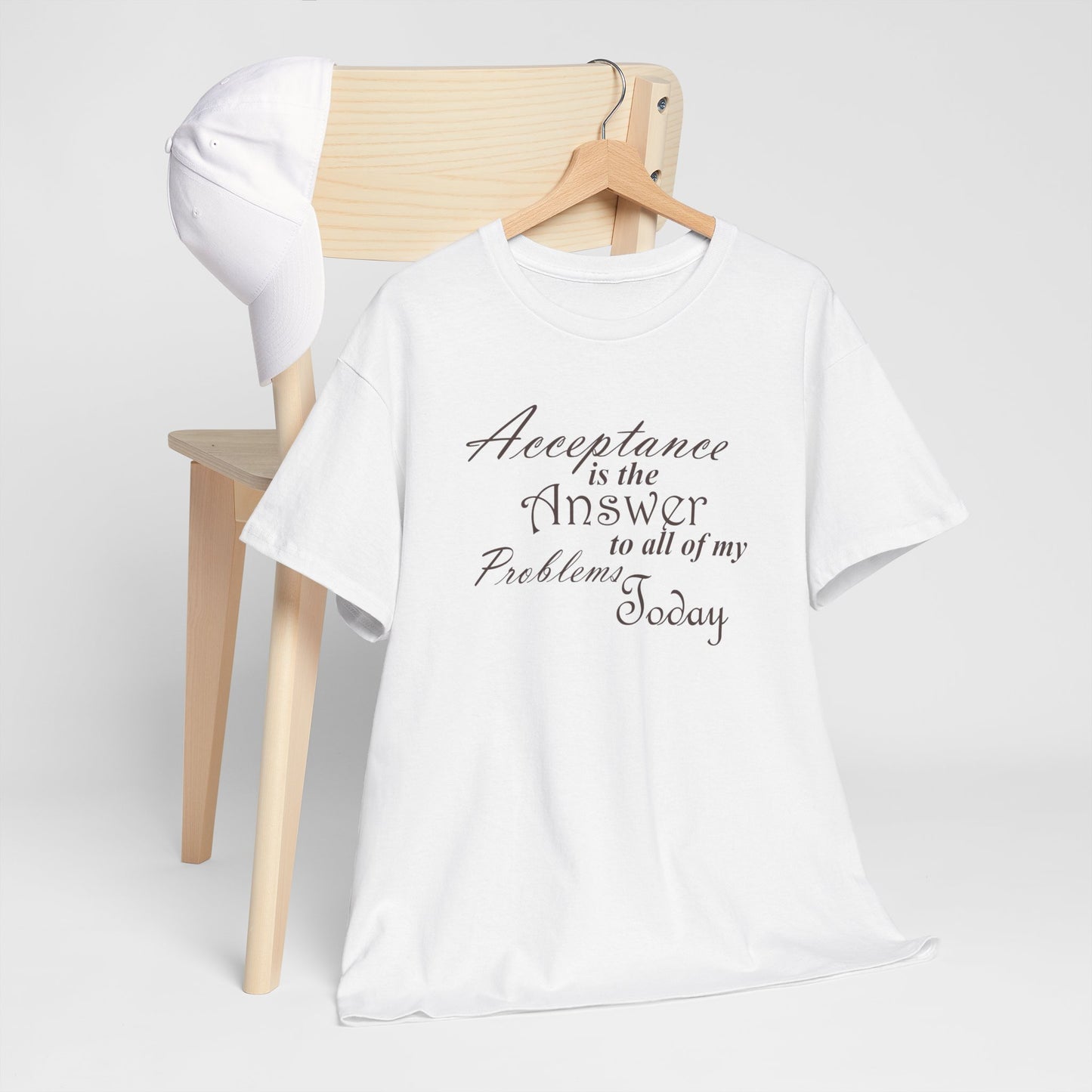 Acceptance is the Answer Unisex Heavy Cotton Tee