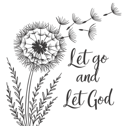 Dandelion Dreams: Let Go and Let God AA T-Shirt