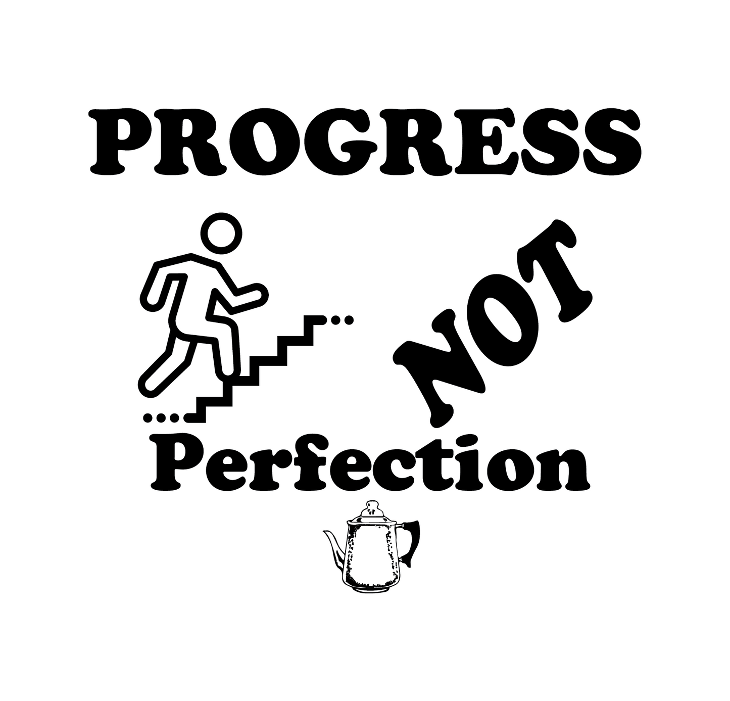 Progress NOT Perfection Unisex Heavy Cotton Tee