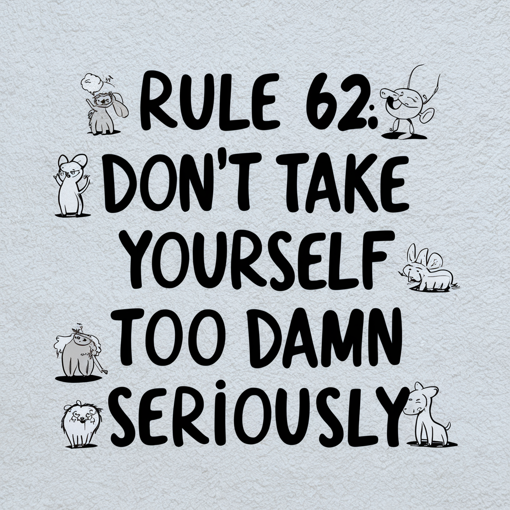 Rule 62 Silly Animals AA Cotton Tee