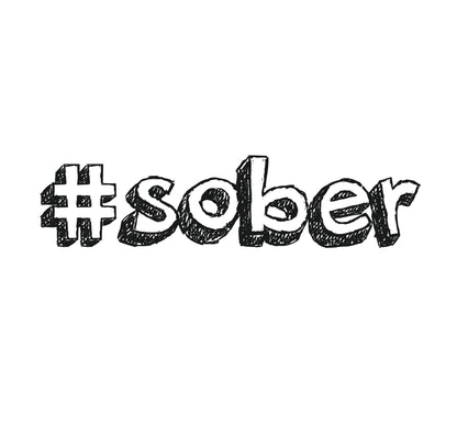 #Sober Unisex Heavy Cotton Tee